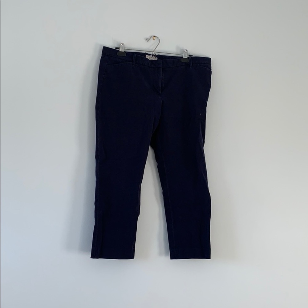 GAP slim cropped pants in navy